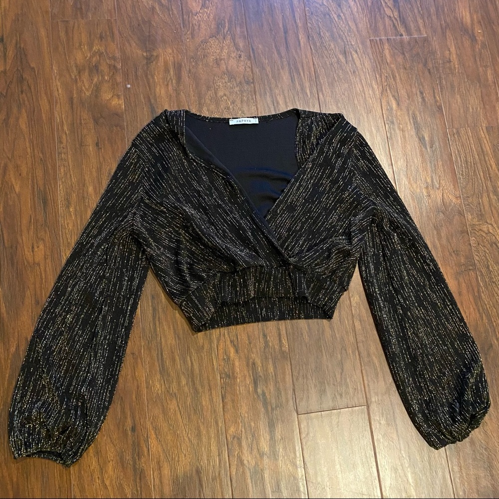 X SOLDX Papaya Crop Top